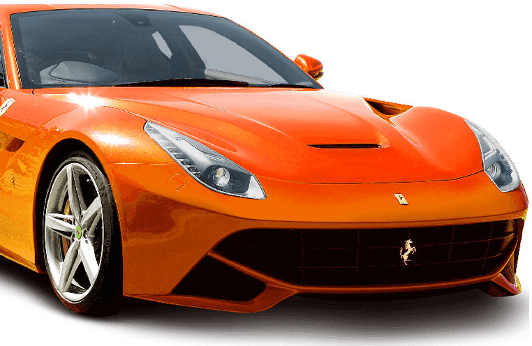 Orange Ferrari