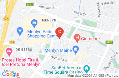 Car Service City Menlyn location on map