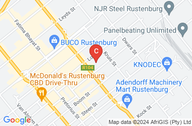 Car Service City Rustenburg location on map
