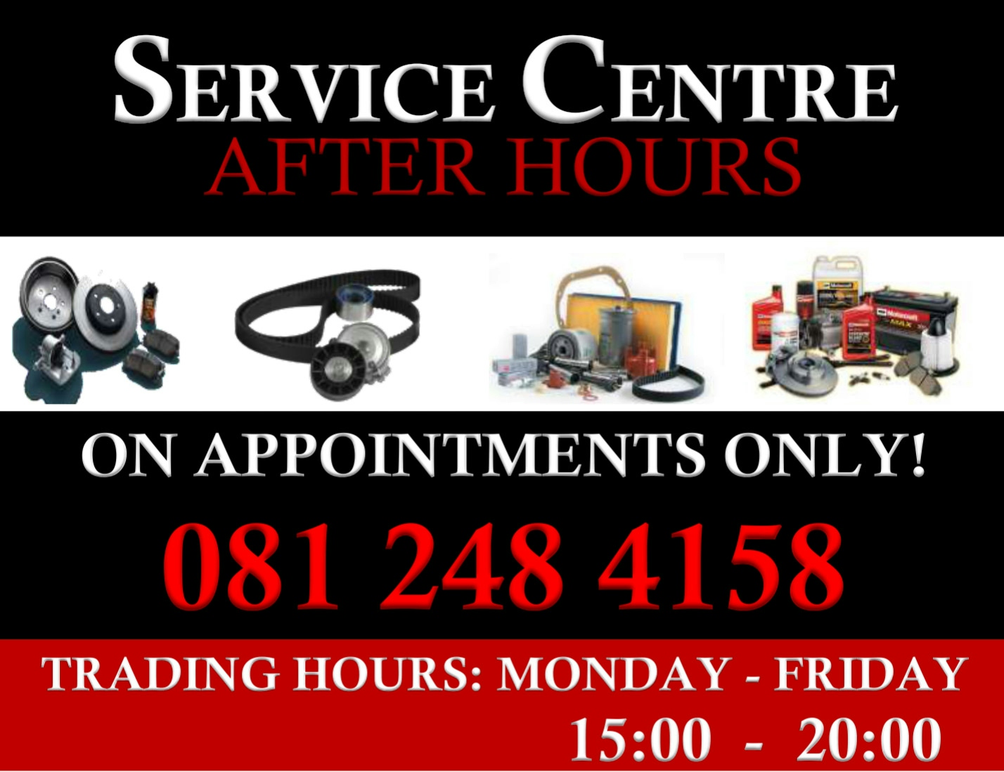Service Centre - After Hours