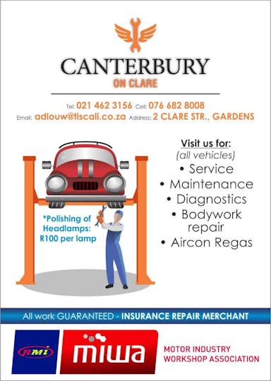 Canterbury on Clare Car Service picture
