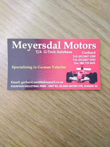 MEYERSDAL MOTORS picture
