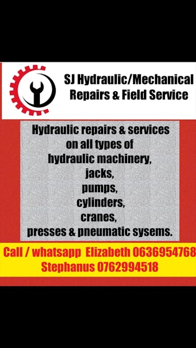 SJ HYDRAULIC/MECHANICAL REPAIRS AND FIELD SERVICE PTY LTD picture