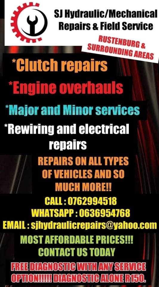 SJ HYDRAULIC/MECHANICAL REPAIRS AND FIELD SERVICE PTY LTD photo 1301