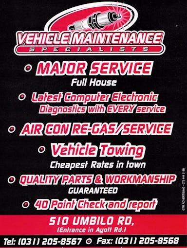 Vehicle Maintenance Specialists picture