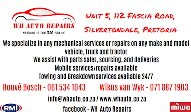 WH Auto Repairs (Pty) Ltd picture