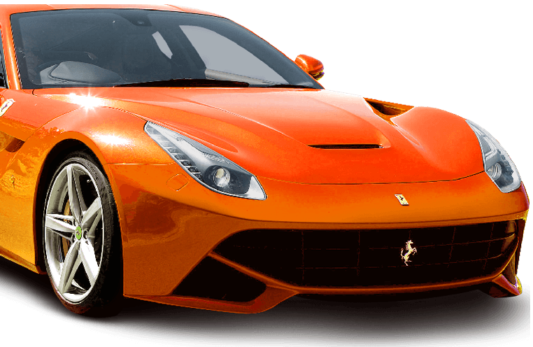 Orange Ferrari